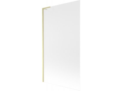 Mexen Next L 1-krídlová vaňová zástena 100 x 150 cm, matná, brúsené zlato - 895-100-000-03-30-55