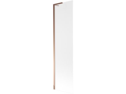 Mexen Next L 1-krídlová vaňová zástena 50 x 150 cm, matná, ružové zlato - 895-050-000-03-30-60