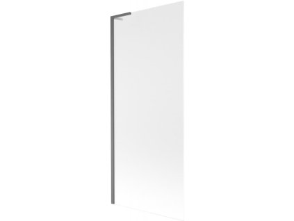 Mexen Next L 1-krídlová vaňová zástena 80 x 150 cm, matná, pištoľovo sivá kartáčovaná - 895-080-000-03-30-66