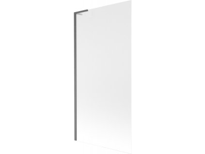 Mexen Next L 1-krídlová vaňová zástena 90 x 150 cm, matná, pištoľovo sivá kartáčovaná - 895-090-000-03-30-66
