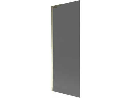Mexen Next L 1-krídlová vaňová zástena 70 x 150 cm, grafit, zlatá - 895-070-000-03-40-50