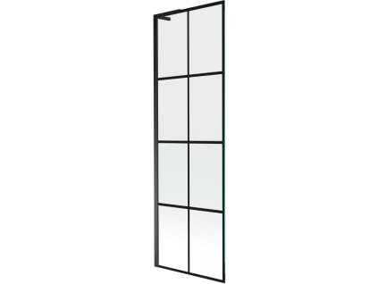 Mexen Next L 1-krídlová vaňová zástena 60 x 150 cm, čierny dizajn, čierna - 895-060-000-03-77-70