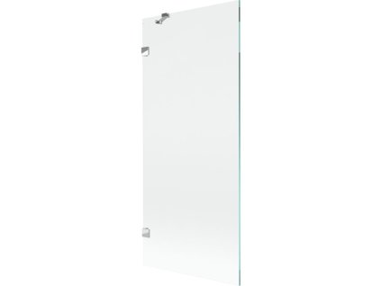 Mexen Lunar 1-krídlová vaňová zástena 80 x 150 cm, transparentná, chróm - 897-080-000-01-00