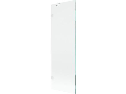 Mexen Lunar 1-krídlová vaňová zástena 60 x 150 cm, transparentná, biela - 897-060-000-20-00