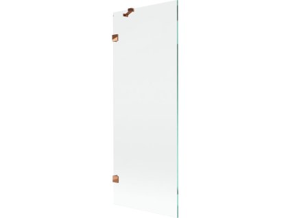 Mexen Lunar 1-krídlová vaňová zástena 70 x 150 cm, transparentná, ružové zlato - 897-070-000-60-00
