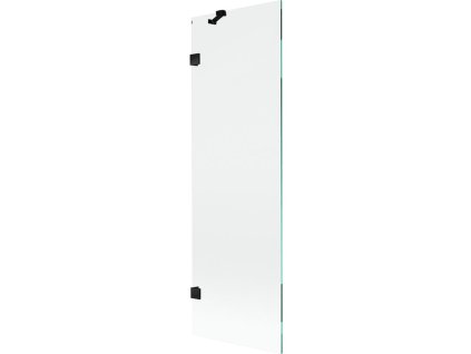 Mexen Lunar 1-krídlová vaňová zástena 60 x 150 cm, transparentná, čierna - 897-060-000-70-00
