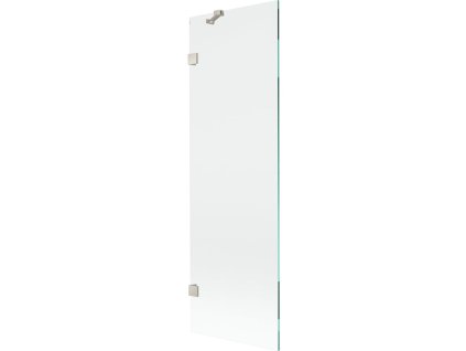 Mexen Lunar 1-krídlová vaňová zástena 60 x 150 cm, transparentná, brúsený nikel - 897-060-000-97-00