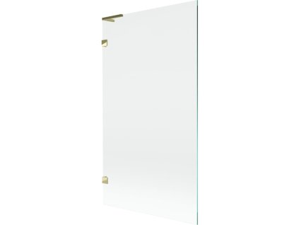 Mexen Lunar L 1-krídlová vaňová zástena 100 x 150 cm, transparentná, zlatá - 897L-100-000-50-00
