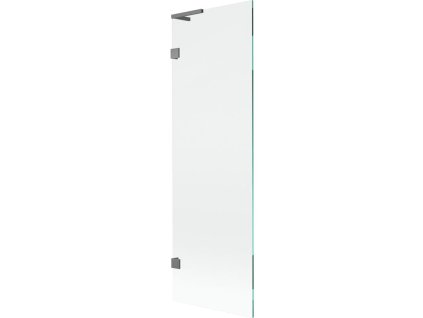 Mexen Lunar L 1-krídlová vaňová zástena 60 x 150 cm, transparentná, pištoľový kov - 897L-060-000-95-00