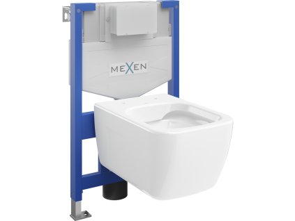 Mexen WC predstenová inštalačná súprava Fenix XS-F s WC misou Margo, biely lesk - 6803342XX00