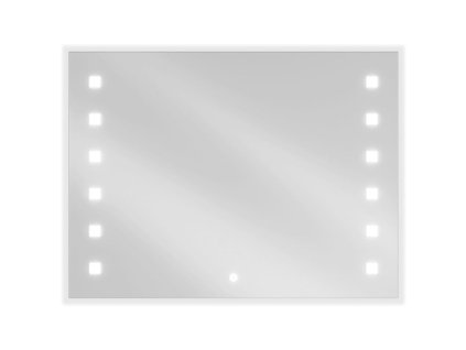 Mexen Ner osvetlené kúpeľňové zrkadlo 80 x 60 cm, LED 6000K, antipara - 9809-080-060-611-00