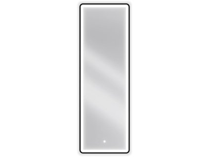 Mexen Coro osvetlené kúpeľňové zrkadlo 50 x 150 cm, LED 6000K, antipara, čierny rám - 9817-050-150-611-70