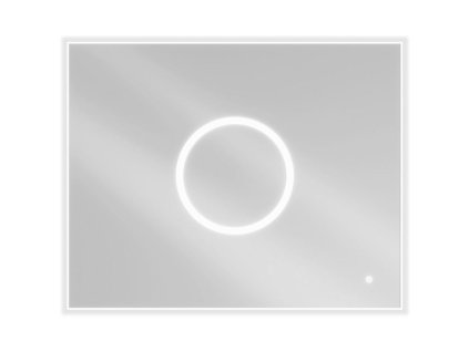 Mexen Koga osvetlené kúpeľňové zrkadlo 100 x 80 cm, LED 6000K, antipar - 9821-100-080-611-00
