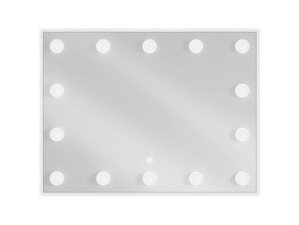 Mexen Dona osvetlené kúpeľňové zrkadlo 80 x 60 cm, LED 6000K, antipar - 9818-080-060-611-00