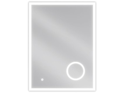 Mexen Kala osvetlené kúpeľňové zrkadlo s kozmetickým zrkadlom 60 x 80 cm, LED 6000K, antipar - 9820-060-080-611-00
