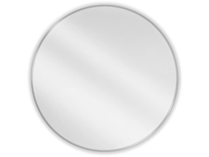 Mexen Loft okrúhle kúpeľňové zrkadlo 100 cm, inoxový rám - 9850-100-100-000-10