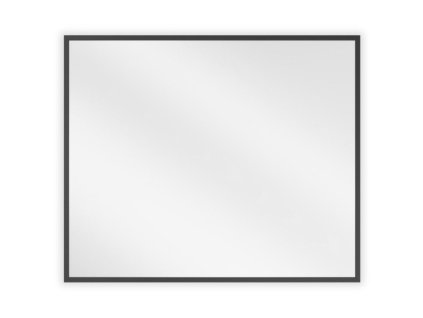 Obdĺžnikové kúpeľňové zrkadlo Mexen Loft 60 x 50 cm, čierny rám - 9852-060-050-000-70