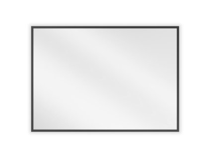 Obdĺžnikové kúpeľňové zrkadlo Mexen Loft 70 x 50 cm, čierny rám - 9852-070-050-000-70