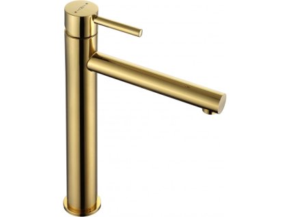 Mexen Elba vysoká umývadlová batéria, zlatá - 74110-50