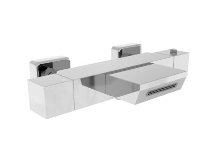 Mexen Cube termostatická vaňová batéria, chróm - 77360-00