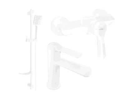 Sprchová súprava Mexen Sabre DF62, biela - 72104DF62-20