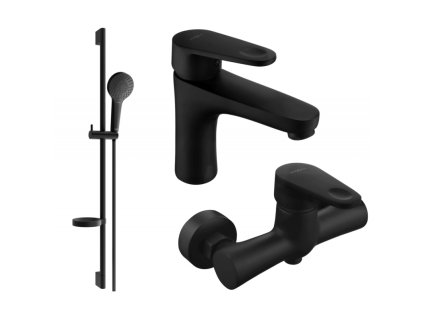 Mexen Kama DS05 sprchová súprava, čierna - 72504DS05-70