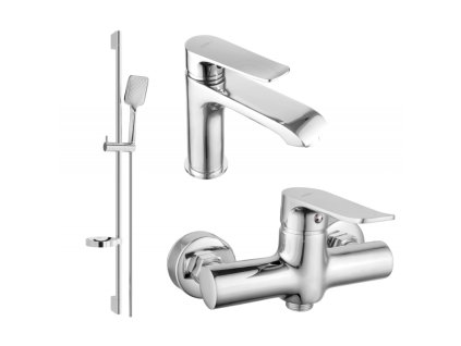Mexen Pecos DS62 sprchová súprava, chróm - 72704DS62-00