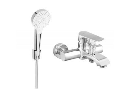 Mexen Pecos R05 vaňová batéria so sprchovou súpravou, chróm - 7273R05-00