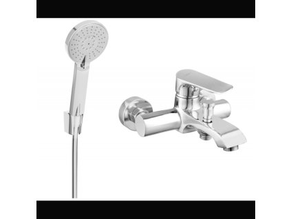 Mexen Pecos R40 vaňová batéria so sprchovou súpravou, chróm - 7273R40-00