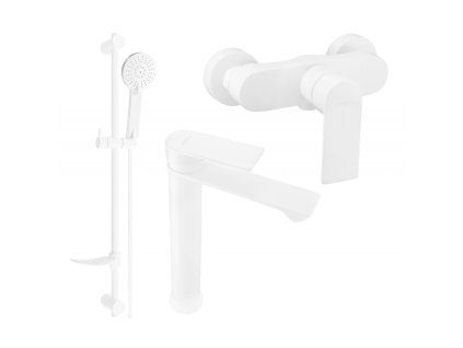 Mexen Royo DF40 sprchový set, biely - 72214DF40-20