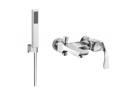 Mexen Estrella R02 vaňová batéria so sprchovou súpravou, chróm - 7233R02-00
