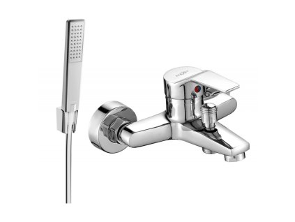 Mexen Caro R72 vaňová batéria so sprchovou súpravou, chróm - 74663R72-00