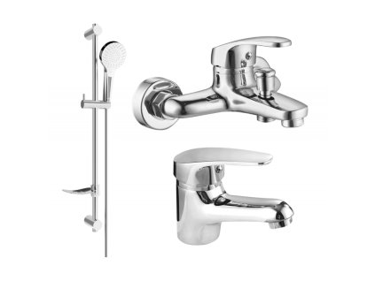 Mexen Erica DF05 sprchová súprava, chróm - 746403DF05-00