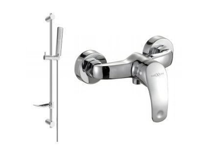 Mexen Fabia DF72 sprchová batéria so sprchovou sadou, chróm - 74654DF72-00