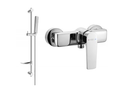 Mexen Lynx DF72 sprchová batéria so sprchovou sadou, chróm - 74594DF72-00
