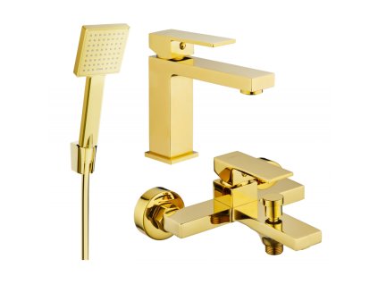 Kúpeľňová súprava Mexen Uno R45, zlatá - 71403R45-50