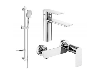 Mexen Zero DF62 sprchová súprava, chróm - 71104DF62-00