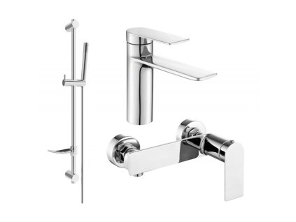 Mexen Zero DF70 sprchová súprava, chróm - 71104DF70-00