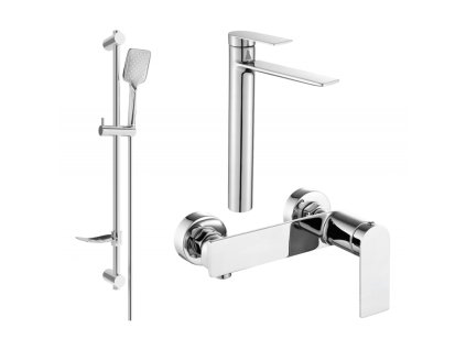 Mexen Zero DF62 sprchová súprava, chróm - 71114DF62-00
