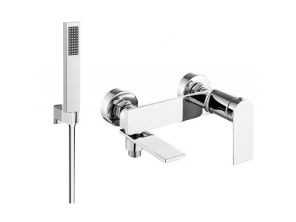 Mexen Zero R02 vaňová batéria so sprchovou súpravou, chróm - 7113R02-00