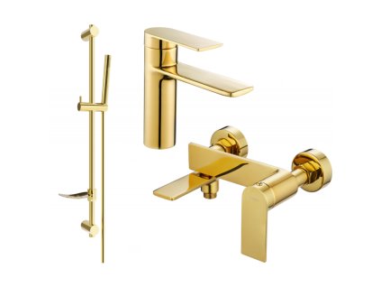 Kúpeľňová súprava Mexen Zero DF70, zlatá - 71103DF70-50