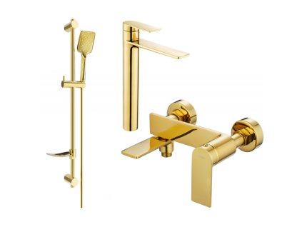 Kúpeľňová súprava Mexen Zero DF62, zlatá - 7113DF62-50