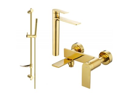 Kúpeľňová súprava Mexen Zero DF70, zlatá - 7113DF70-50