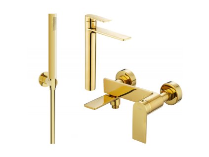 Kúpeľňová súprava Mexen Zero R70, zlatá - 71113R70-50