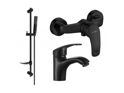 Mexen Fabia DF72 sprchová súprava, čierna - 746504DF72-70
