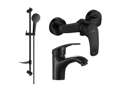 Mexen Fabia DF05 sprchová súprava, čierna - 746504DF05-70