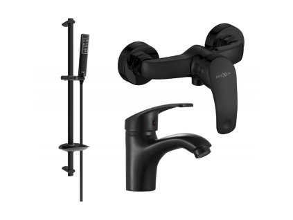 Mexen Fabia DB72 sprchová súprava, čierna - 746504DB72-70