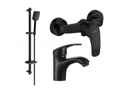 Mexen Fabia DB62 sprchová súprava, čierna - 746504DB62-70