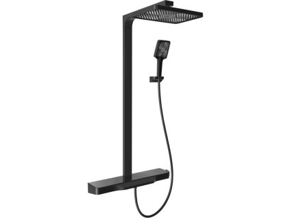 Mexen Zoom sprchový set s dažďovou sprchou a batériou, čierny - 78101-70