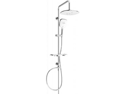 Mexen T17 sprchový stĺp, chróm/biela - 798171793-02
